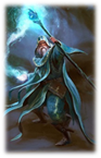 Wizard With Spells On His Book Background, Fantasy Wizard Picture ...