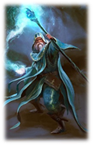 Wizard With Spells On His Book Background, Fantasy Wizard Picture ...